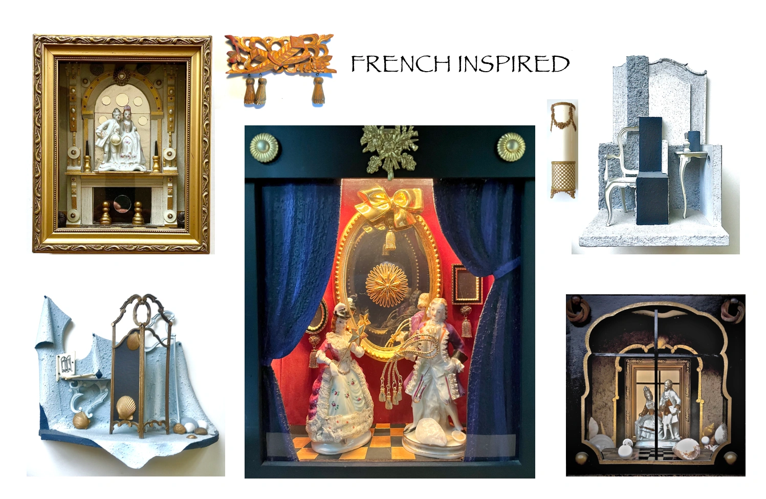 French inspired assemblages